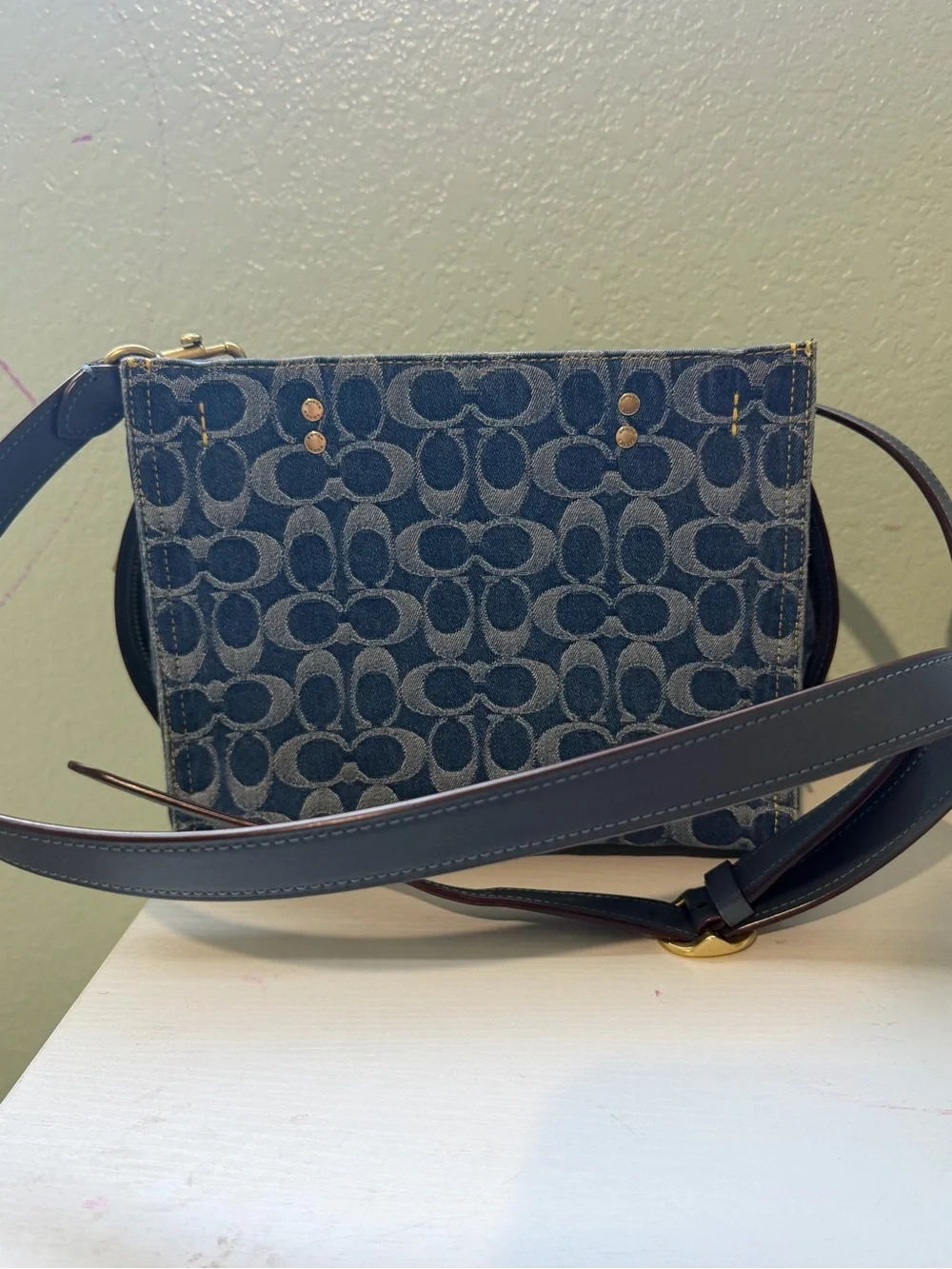 Coach Rogue 25 bag in Signature Denim - Picture 15 of 15